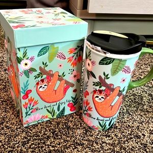 17 oz. Ceramic Sloth Coffee Mug